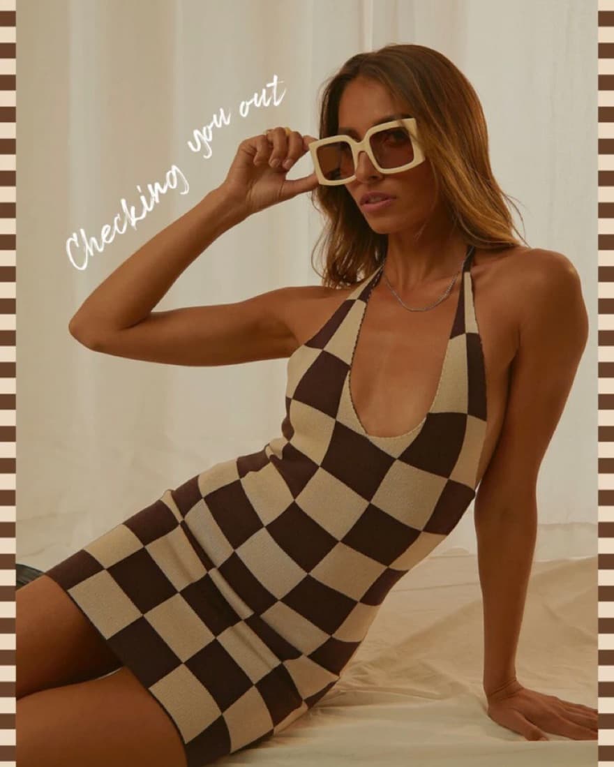 Peppermayo The Groove Knit Halter Dress  - Image 1
