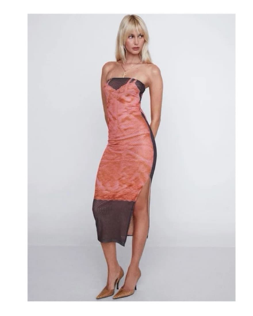 Miaou Lila Lingerie Print Dress - Image 4