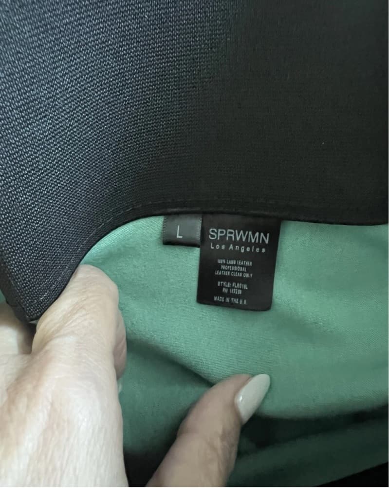 SPRWMN Leather Leggings - Sz Large  - Image 3