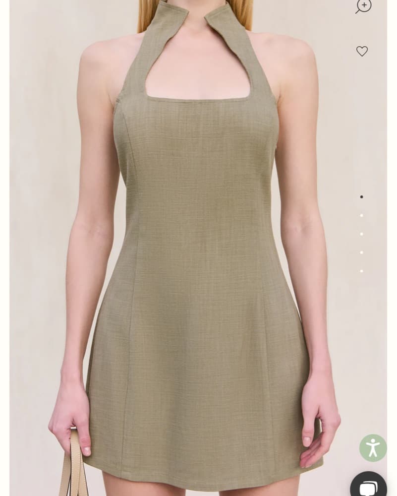 Cult Gaia Akaia Dress In Green - Image 5