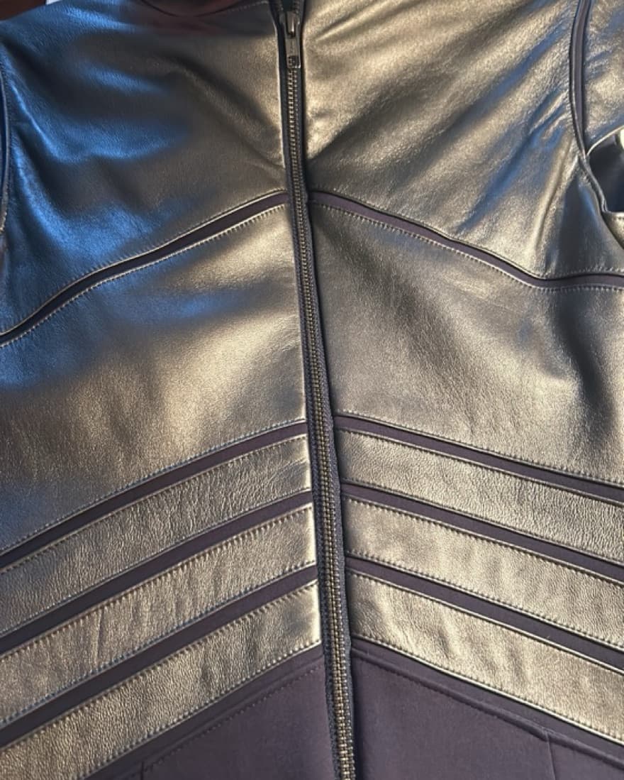 Catherine Deane Leather Dress - Image 4