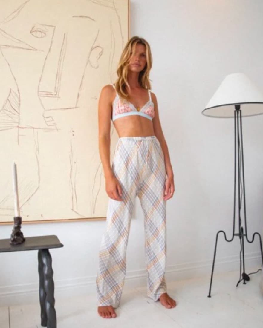 Chic Plaid Vacation Pants - Image 1