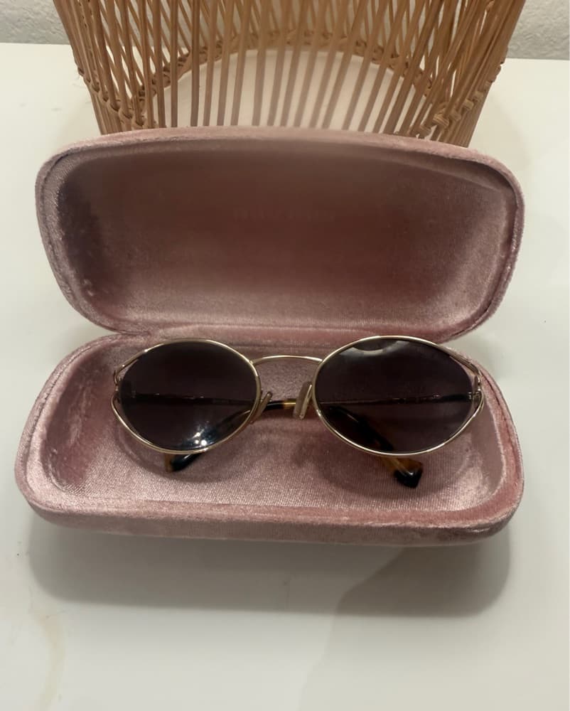Miu Miu Oval Sunglasses  - Image 2