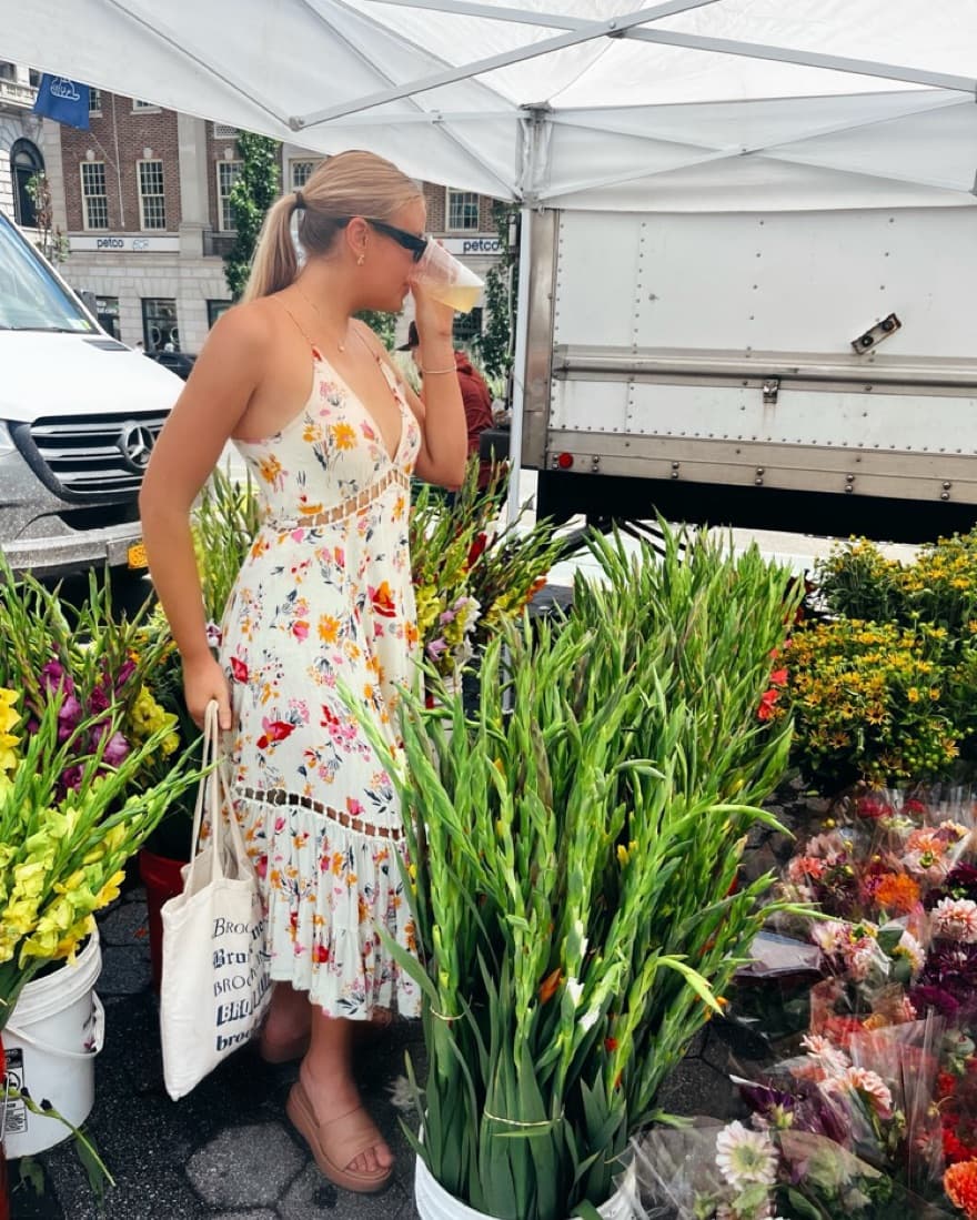 Free people Long Floral Dress - Image 2