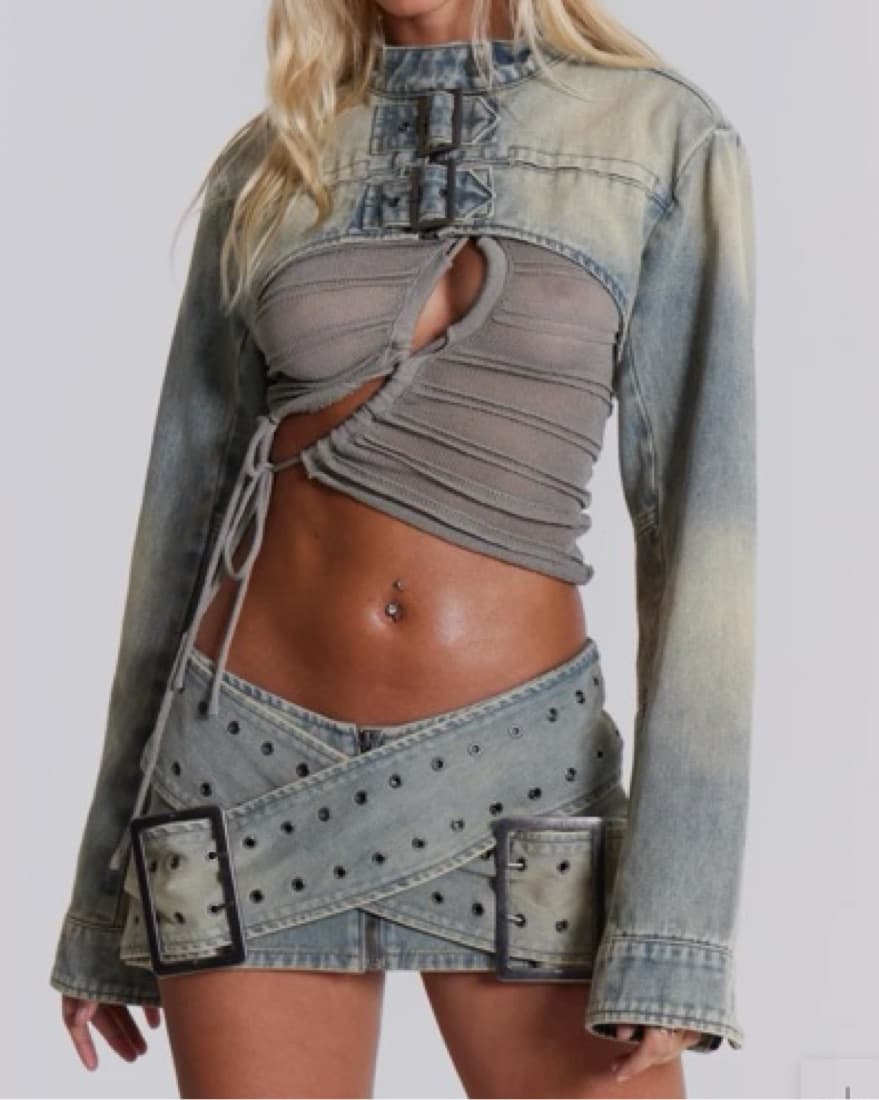 Jaded London Assassin Denim Set - Image 2