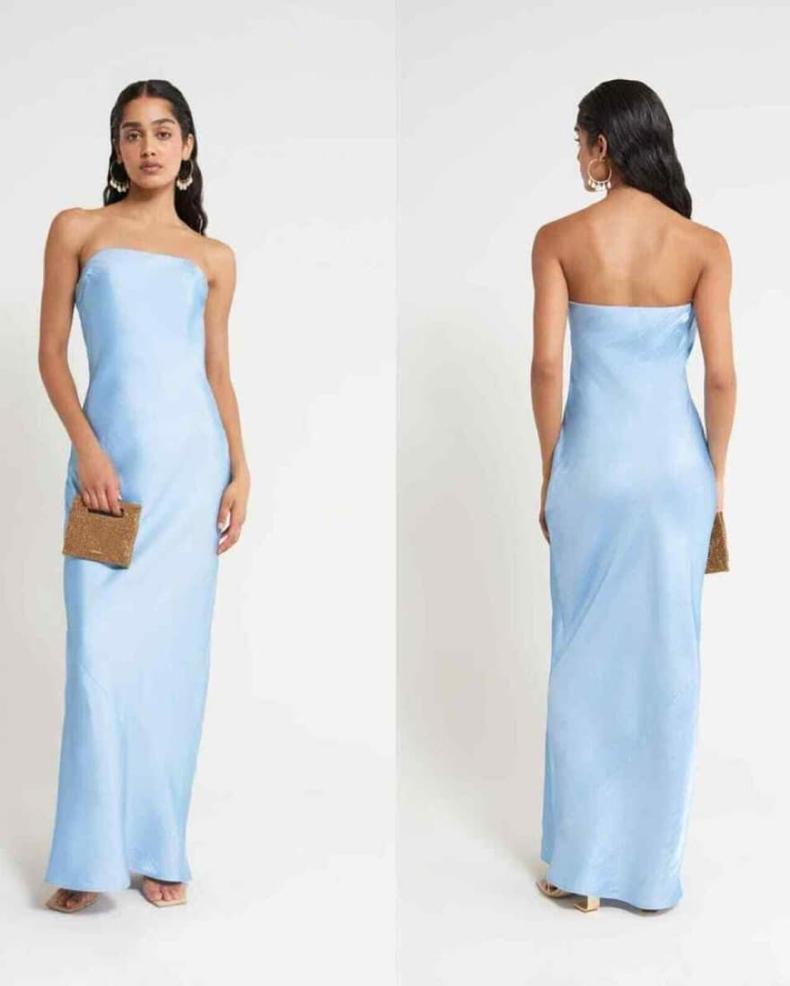Perla Gown in Ice Blue - Image 1