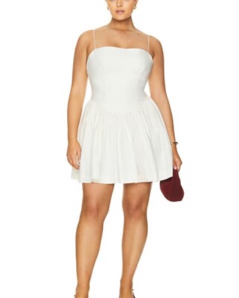 Marianna Simone Mini Dress in Ivory  - Image 2