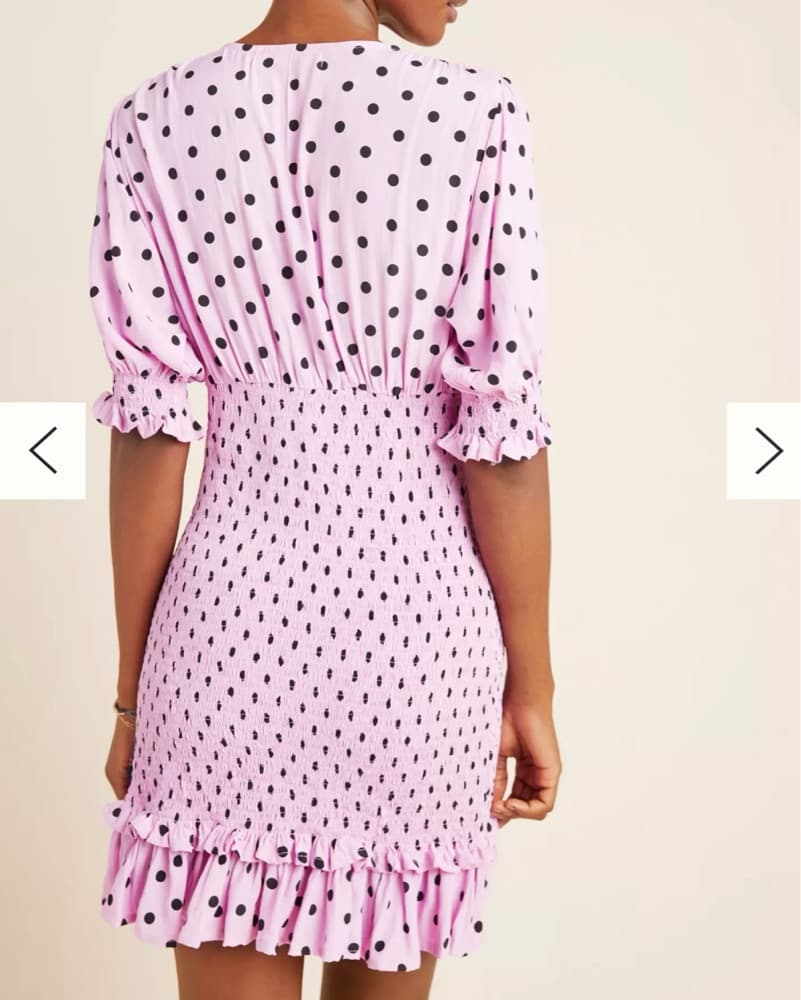 FAITHFULL Polka Dot Puff Sleeve Dress - Image 2