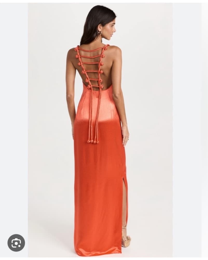 Alexis Letitia Gown Orange - Image 3