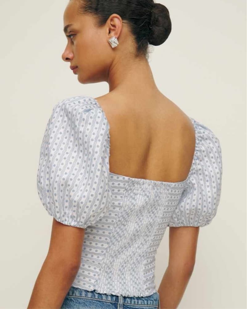 Reformation Marella Linen Top - Image 2