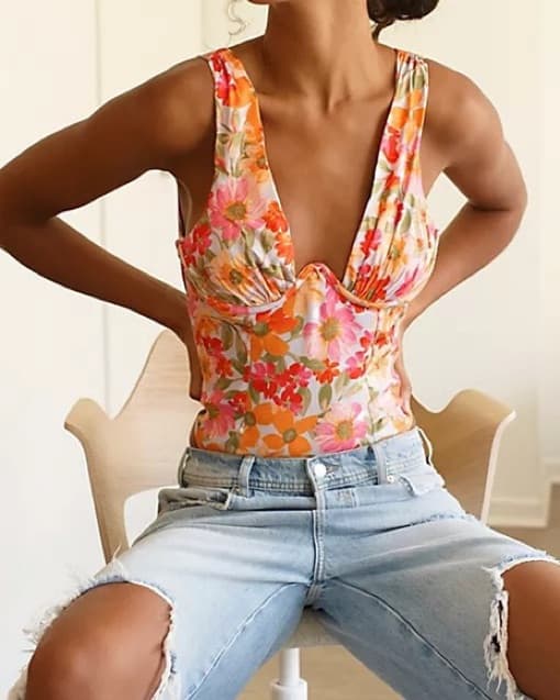 For Love And Lemons Jody Bodysuit  - Image 1