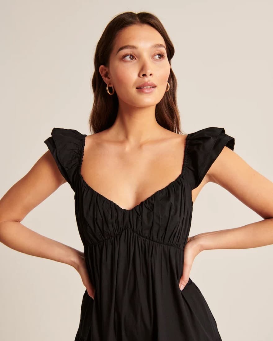 Abercrombie Ruffle Sleeve Midi Dress - Image 2