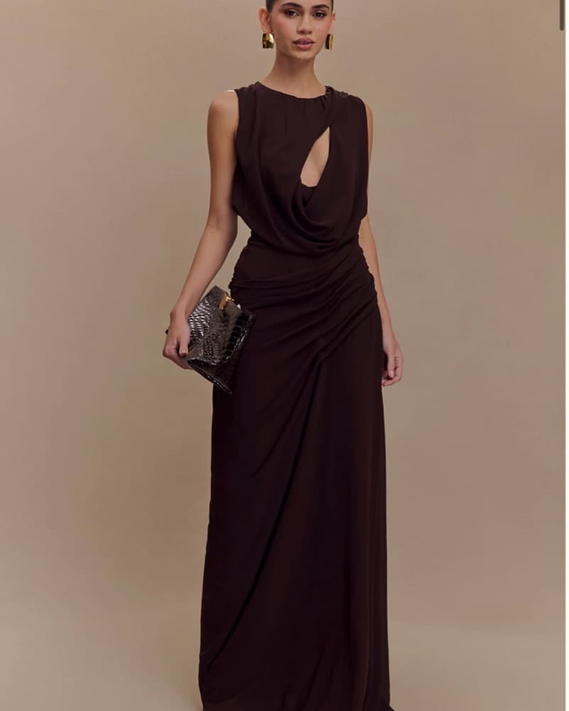 Meshki Oria Chiffon Maxi Dress - Image 1