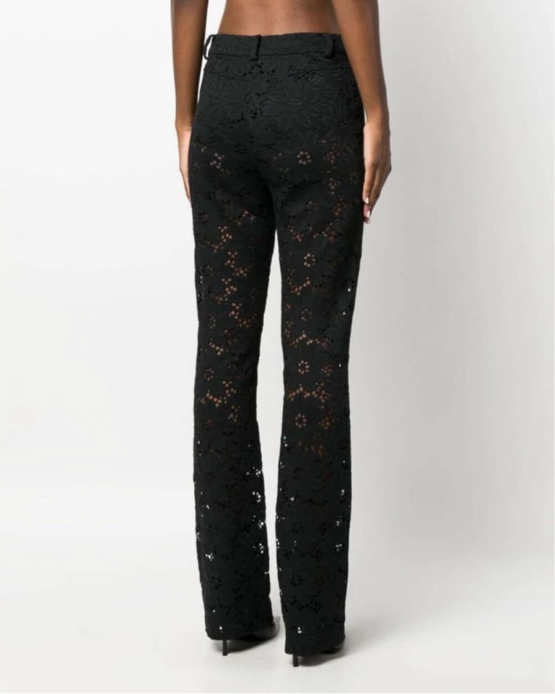 ROTATE Birger Christensen Lace Pants - Image 3