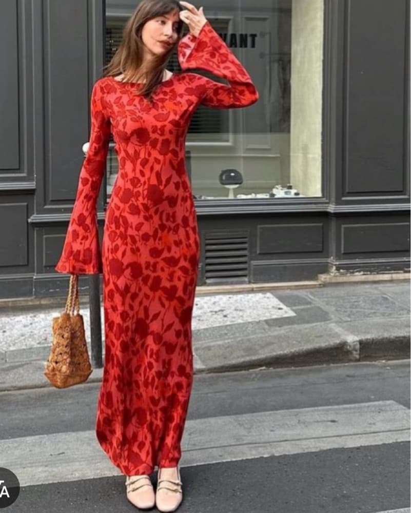 Realisation Par The Gia Dress Red Long  - Image 1