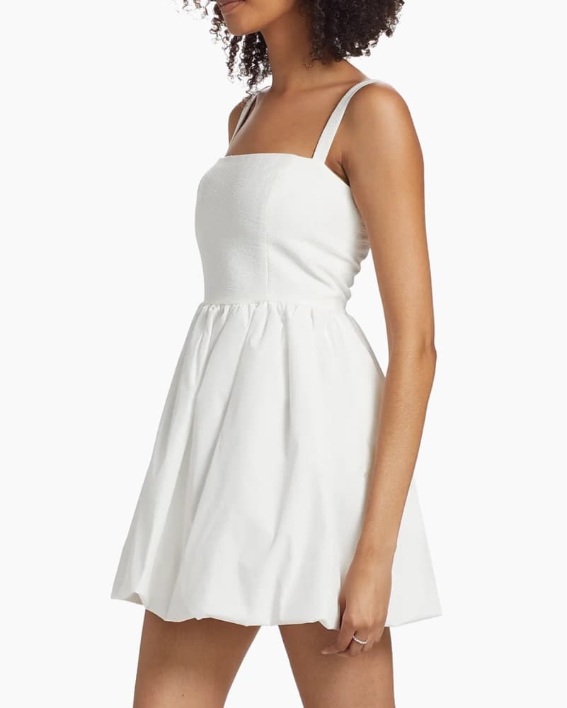 Amanda Uprichard White Mini Dress - Image 3