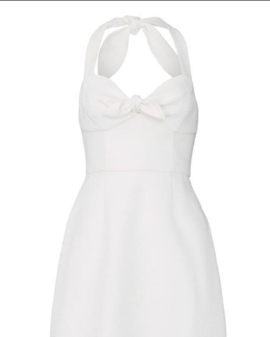 Trina Turk White Halter Dress - Image 2