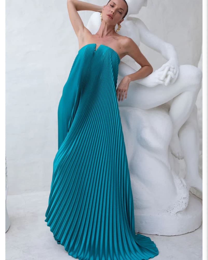 L’idee Black Tie Dress in Jewel - Image 5