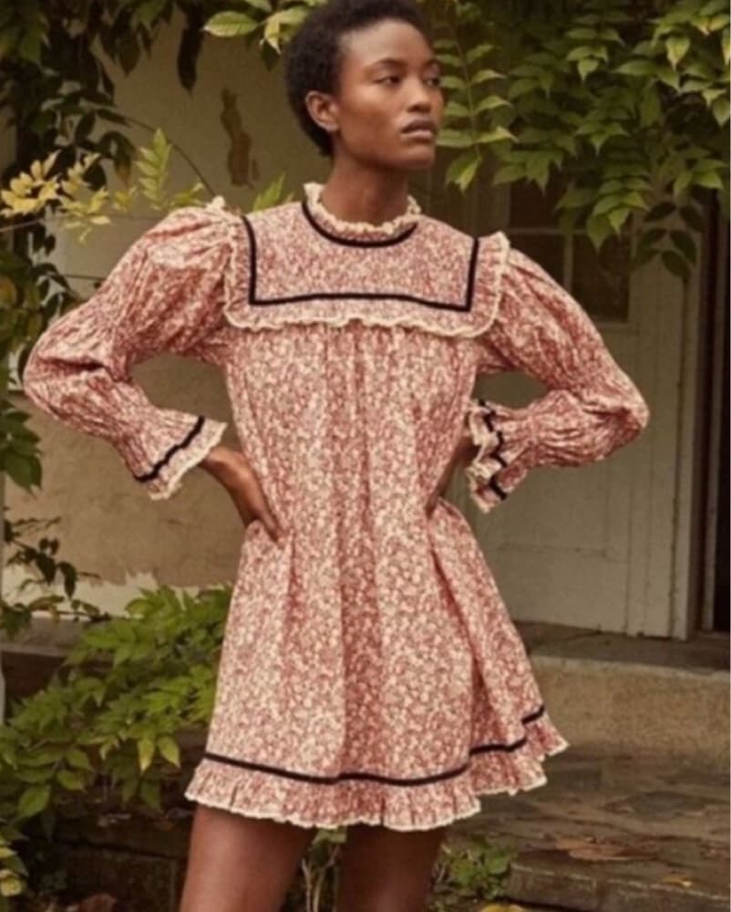 Doen Floral Mini Dress  - Image 1