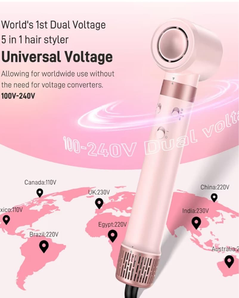Dual Voltage Dyson Dupe for Euro Travel - Image 2