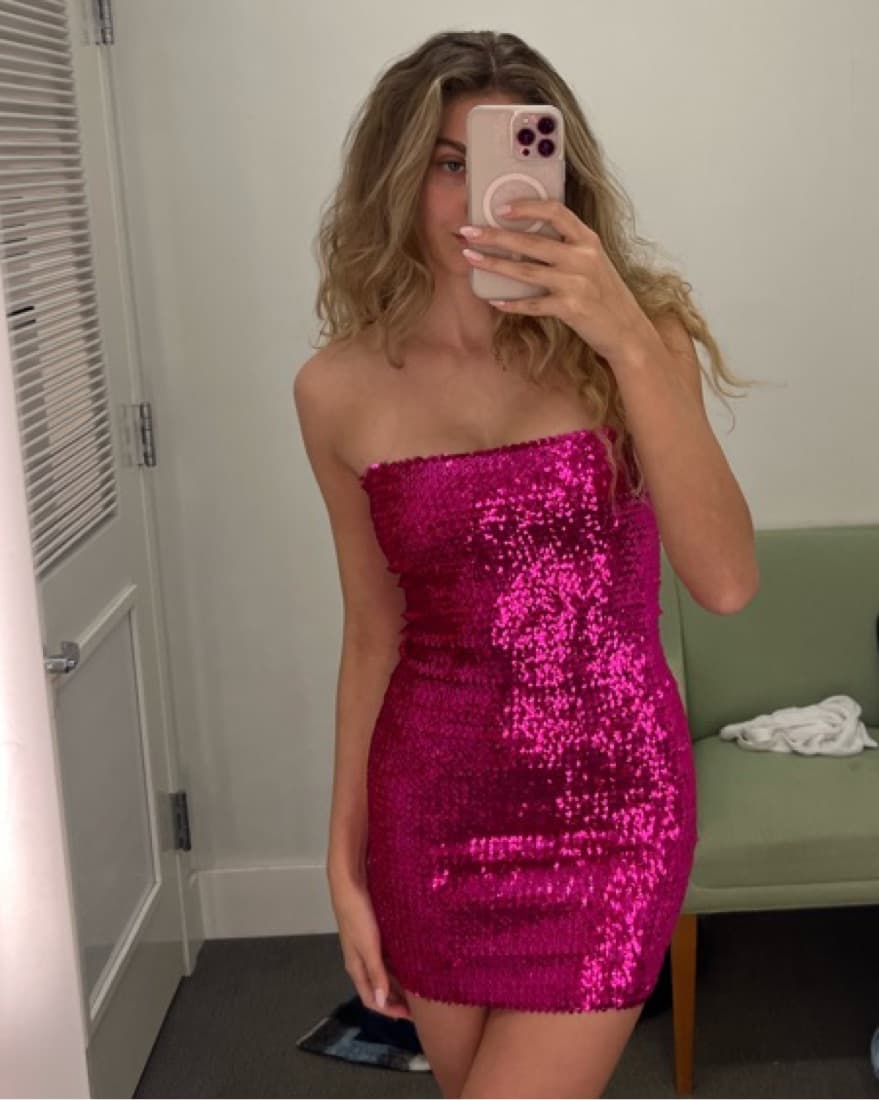Pink Paete Dress - Image 2