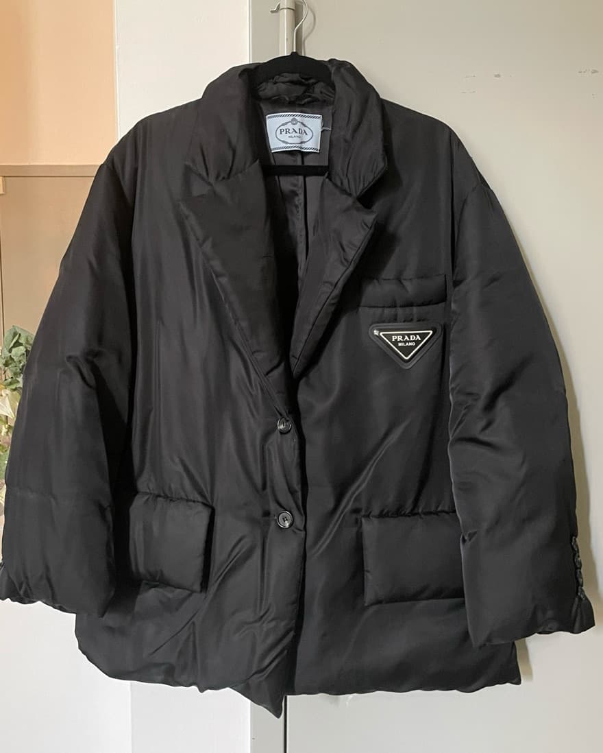 Prada Reissue Nylon Blazer Puffer Jacket - Image 2