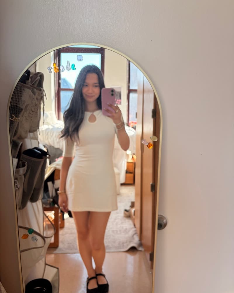 Chic Fitted Mini Dress - Image 1