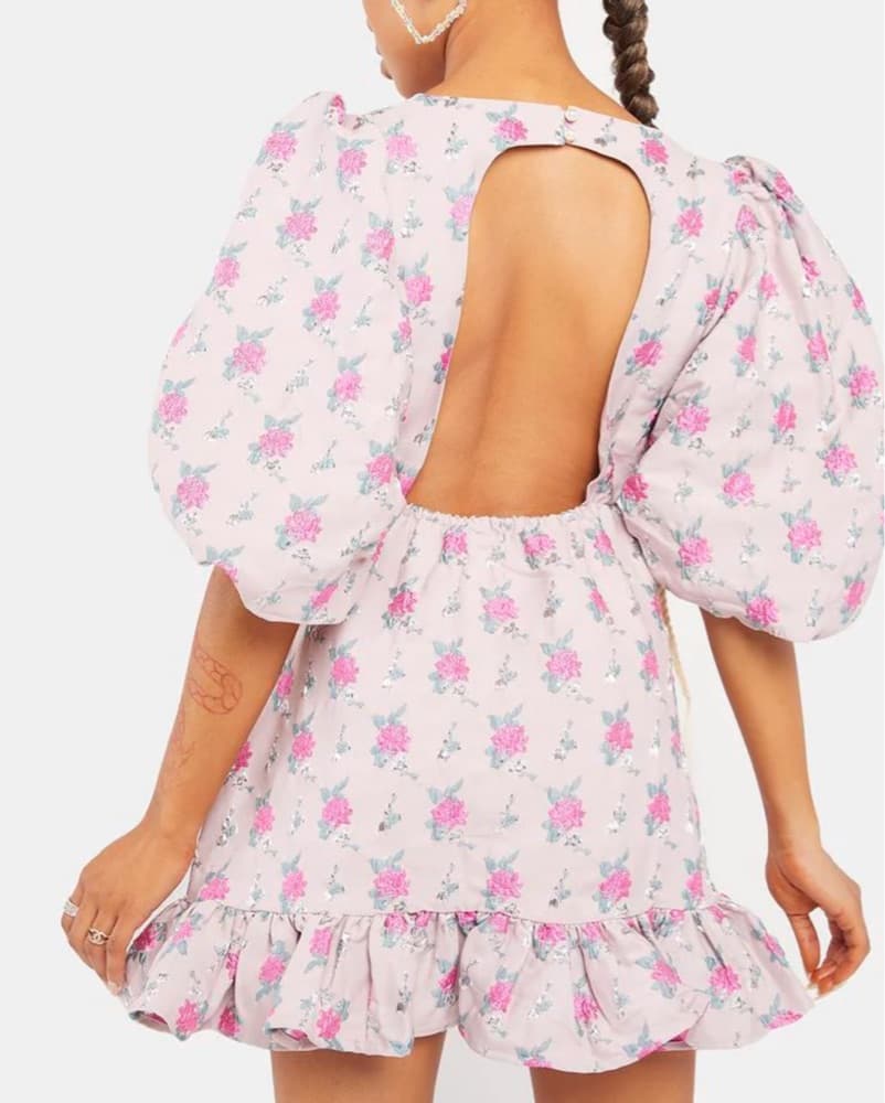 Sister Jane Jacquard Mini Dress - Image 3