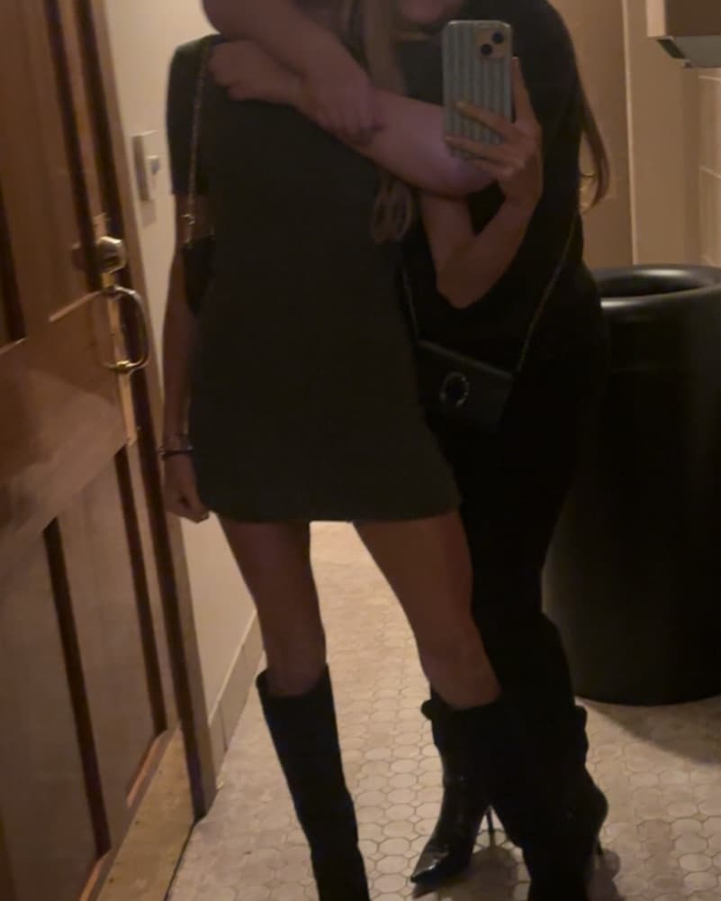 grey short sleeve mini dress - Image 2