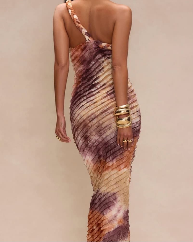 Stunning Tie-Dye Maxi Dress - Image 1