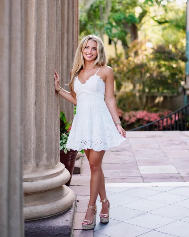 LoveShackFancy White Lace Dress - Image 2