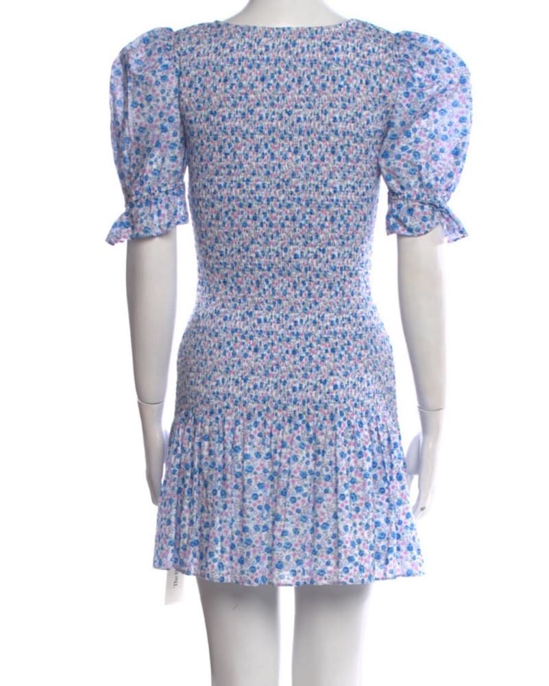 LoveShackFancy Floral Mini Dress  - Image 4