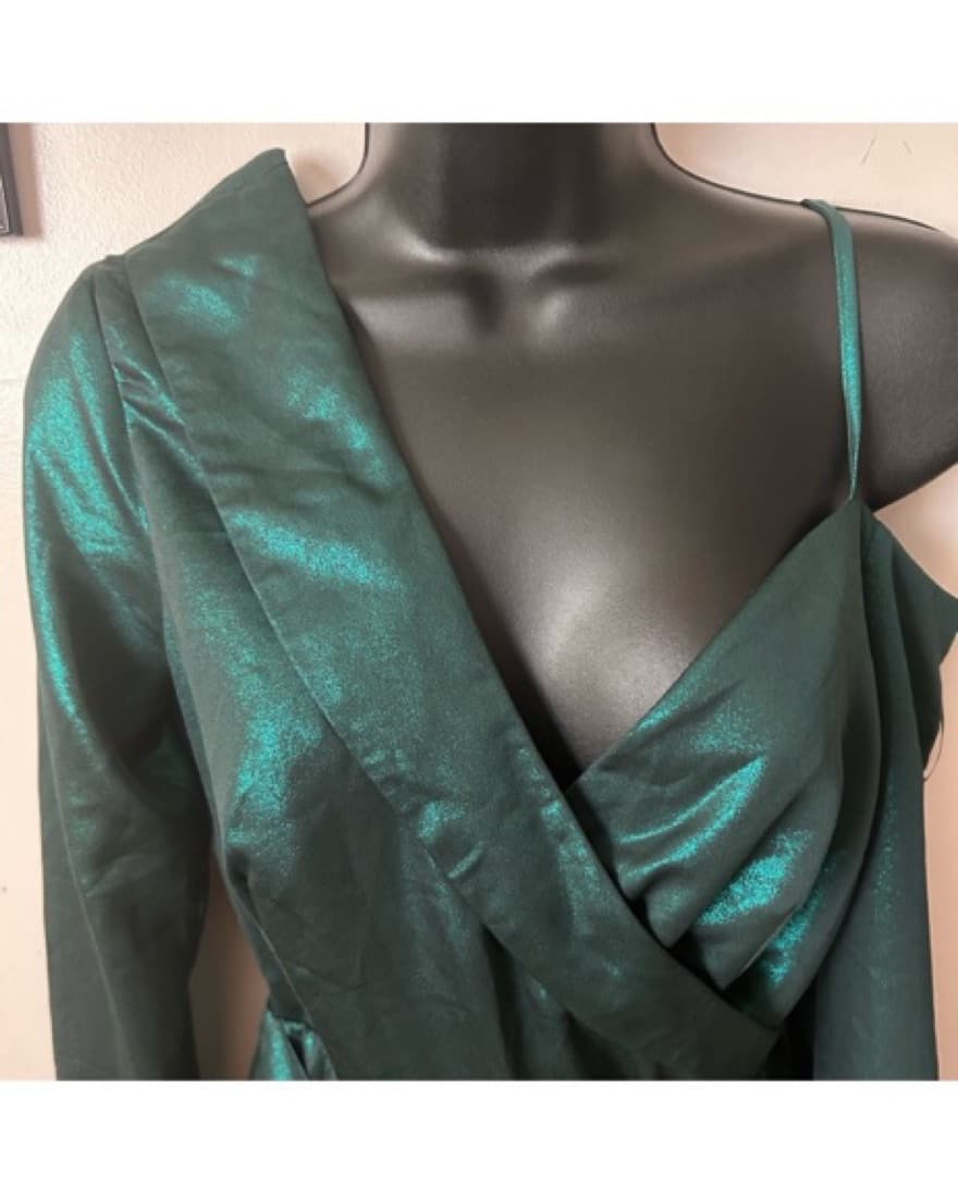 Emerald Green Dress - Image 4