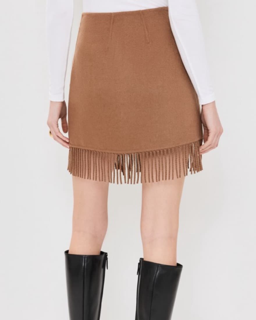 Rails Fringe Wrap Skirt - Image 4