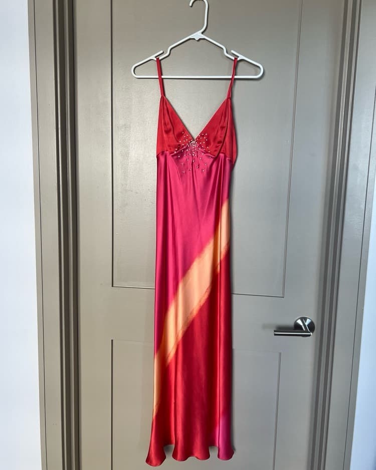 Bright 100% Silk Dress  - Image 1