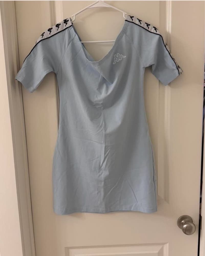 Light Blue Kappa Mini Dress - Image 1