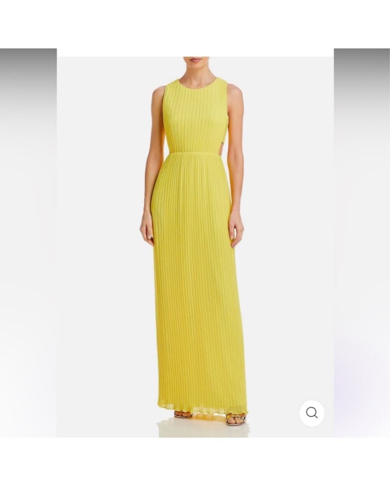 Bcbg Yellow Column Gown - Image 2