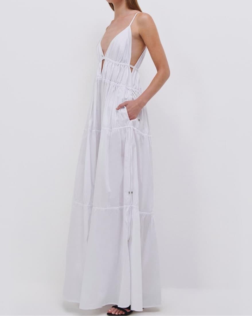 $595 Johnathan Simkhai Maxi Dreas - Image 5