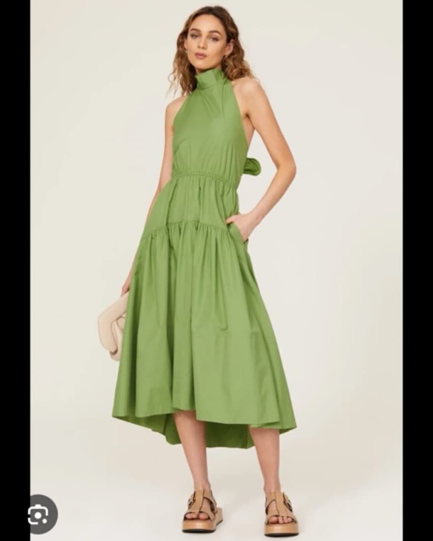 Vince draped neck halter dress - Image 1