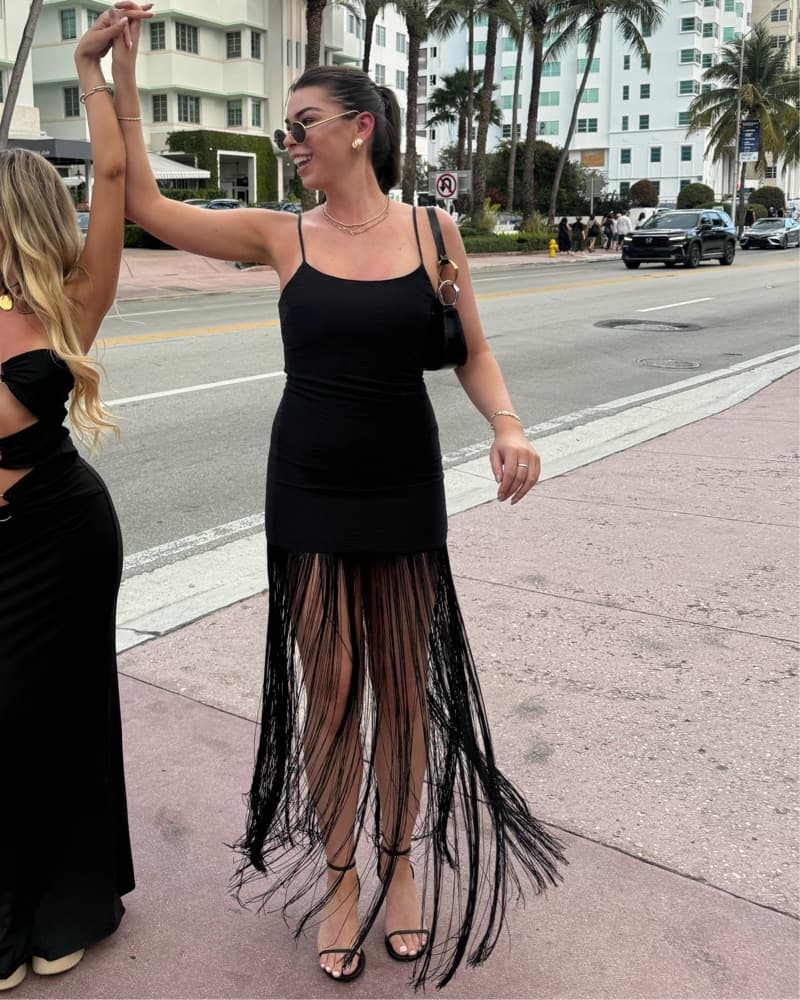 Simon Miller Zodiac Fringe Dress - Image 4