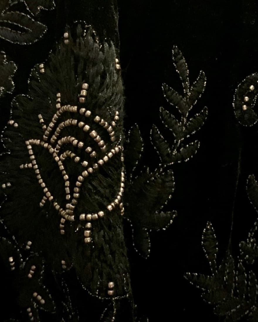 Zara Embellished Velvet Blazer - Image 3