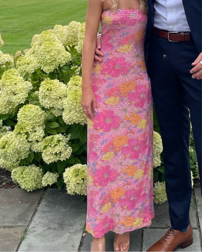 Loveshackfancy Pink Floral Dress - Image 1