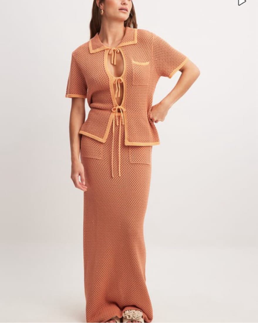 NAKD - Crochet Knitted Beach Coverup Set - Image 2