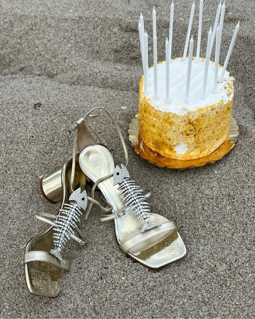 Guiseppe Zanotti Fishbone Heels  - Image 1