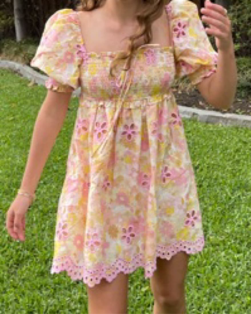 Pink And Yellow For Love And Lemons Dres - Image 2