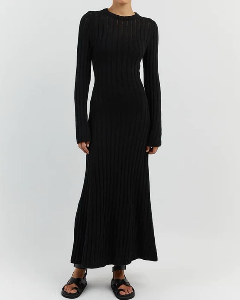 DISSH Stevie Black Long Sleeve Dress - Image 4