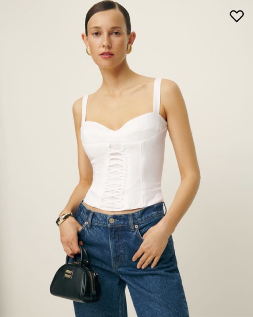 Reformation Gaia Linen Top - Image 1