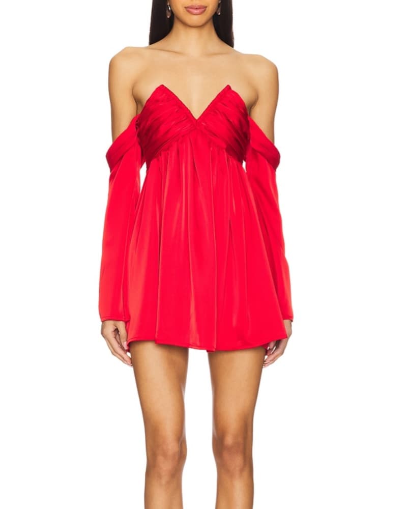 Red Revolve Mini Dress - Image 1