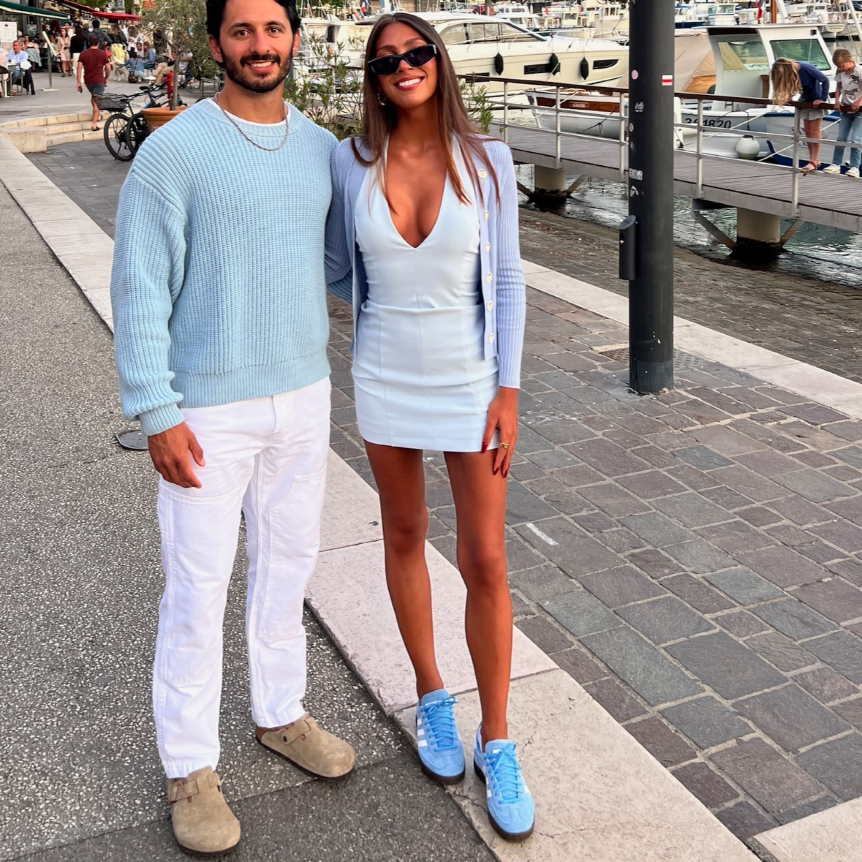 Baby Blue Halter mini Dress - Image 3