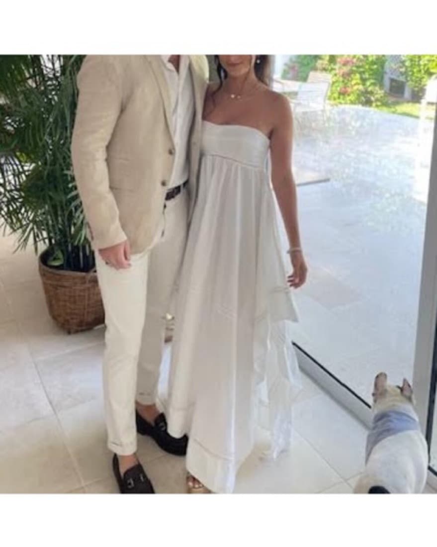 A.L.C. White Maxi Dress - Image 4